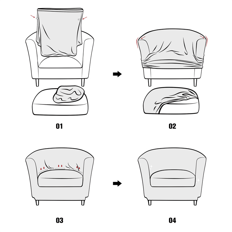 Solid Color Club Armchair Cove - Home Bar Lounge avis et prix