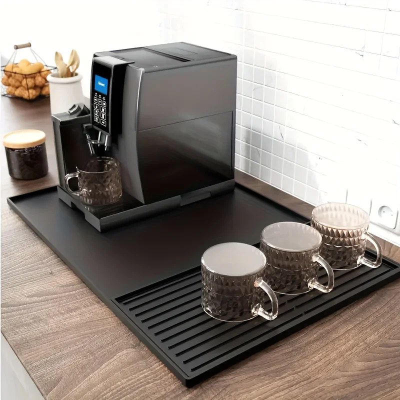 2-in-1 Silicone Coffee Bar Mat - Home Bar And Counter avis et prix