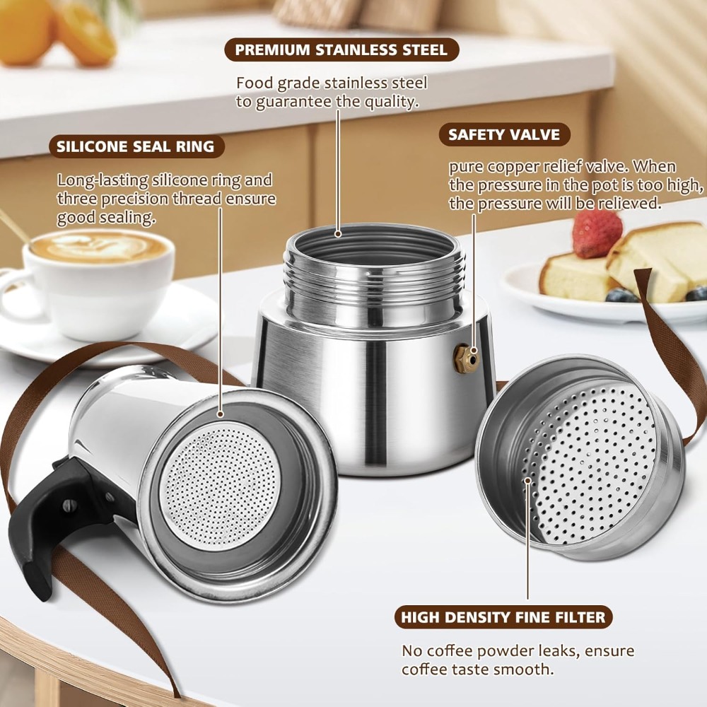Portable Coffee Pot Stainless  - Home Barista avis et prix
