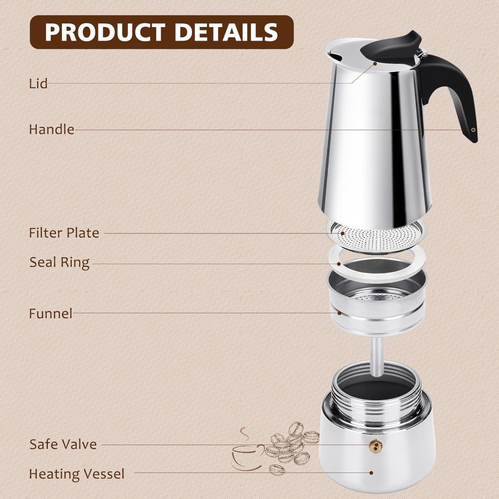 Portable Coffee Pot Stainless  - Home Barista avis et prix
