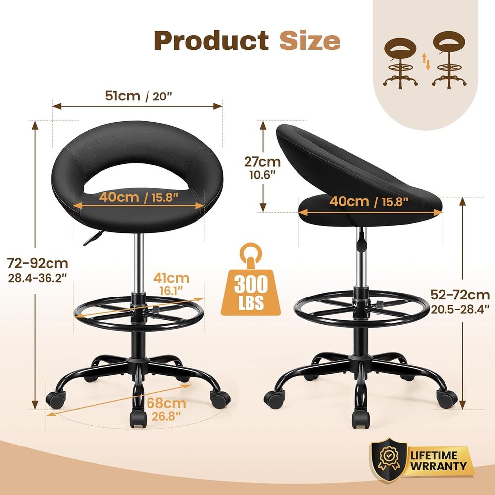Adjustable Swivel Bar Stools w - Home Bar Stools avis et prix