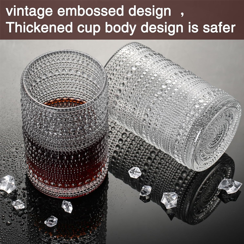 15oz Hobnail Drinking Glasses  - Highball Glass Set avis et prix