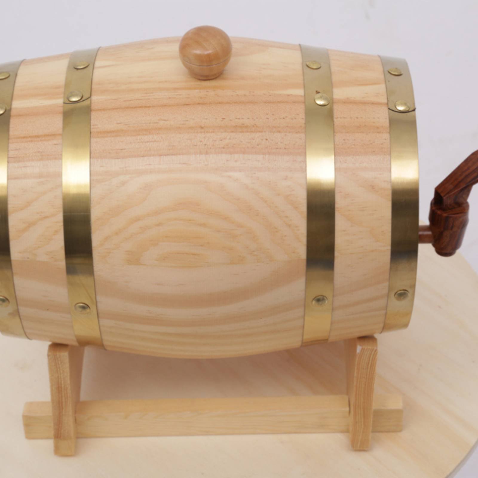 Fir Wood Barrel with Spigot Le - Home Bar Stand avis et prix