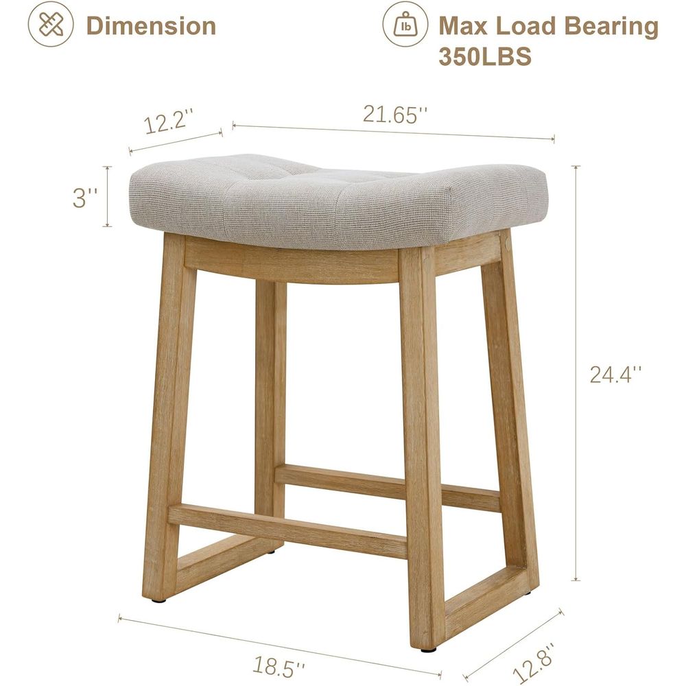 Set of 3, 24 Upholstered Count - Home Bar And Counter avis et prix