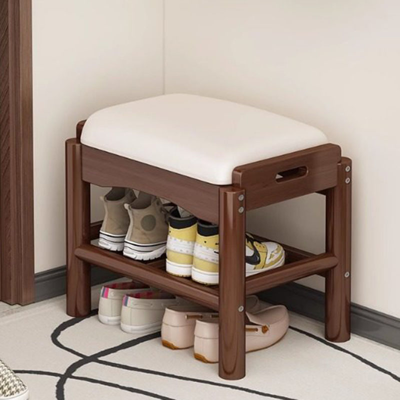 Modern Wood Foot Stool Shoe St - Home Bar Lounge avis et prix
