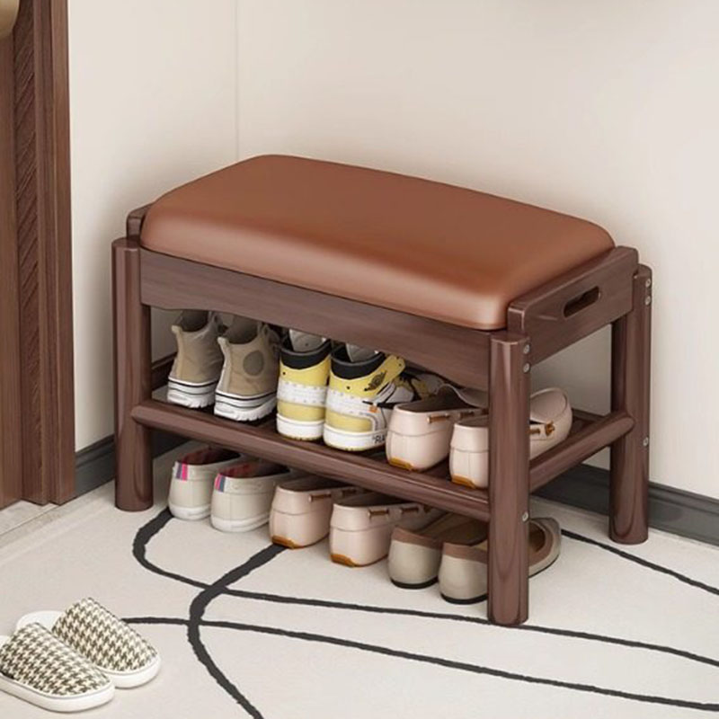 Modern Wood Foot Stool Shoe St - Home Bar Lounge avis et prix
