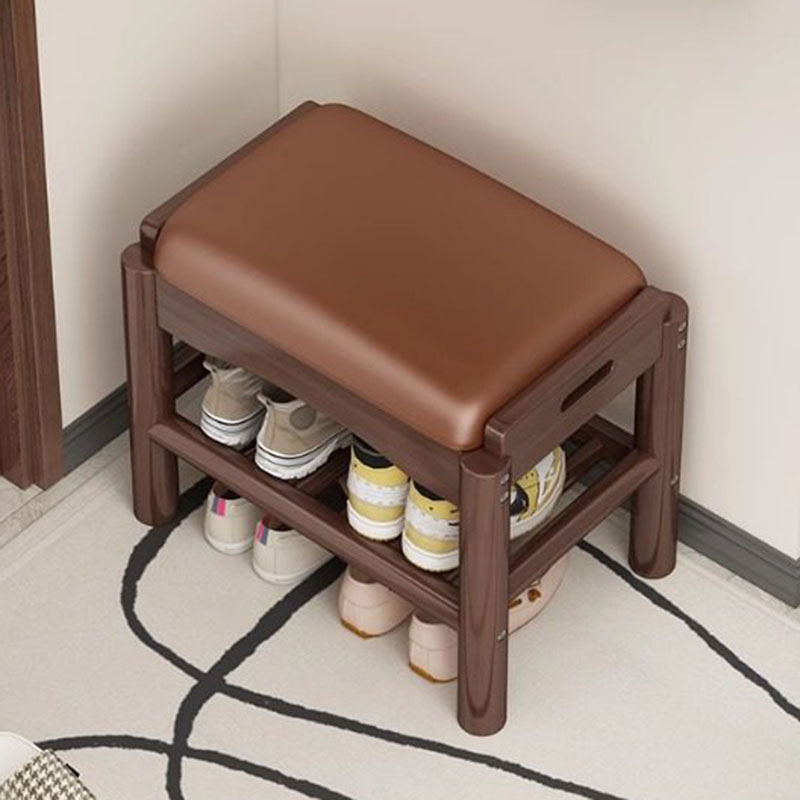 Modern Wood Foot Stool Shoe St - Home Bar Lounge avis et prix