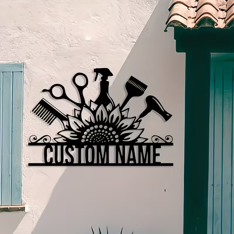 Custom Hair Stylist metal Name - Home Barber avis et prix
