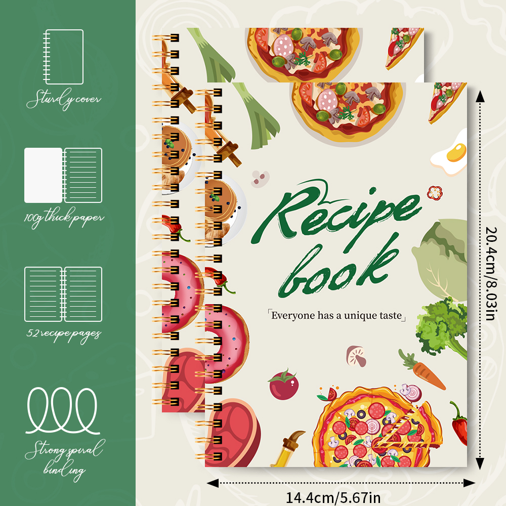 A5 Recipe Book with Full-Color - Cocktail Recipe Book avis et prix