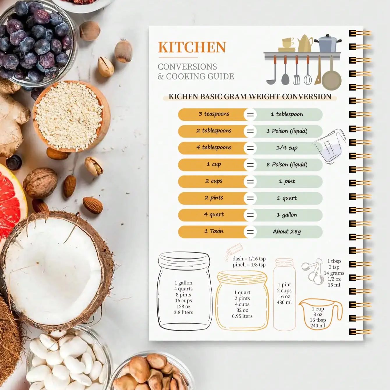 A5 Recipe Book with Full-Color - Cocktail Recipe Book avis et prix