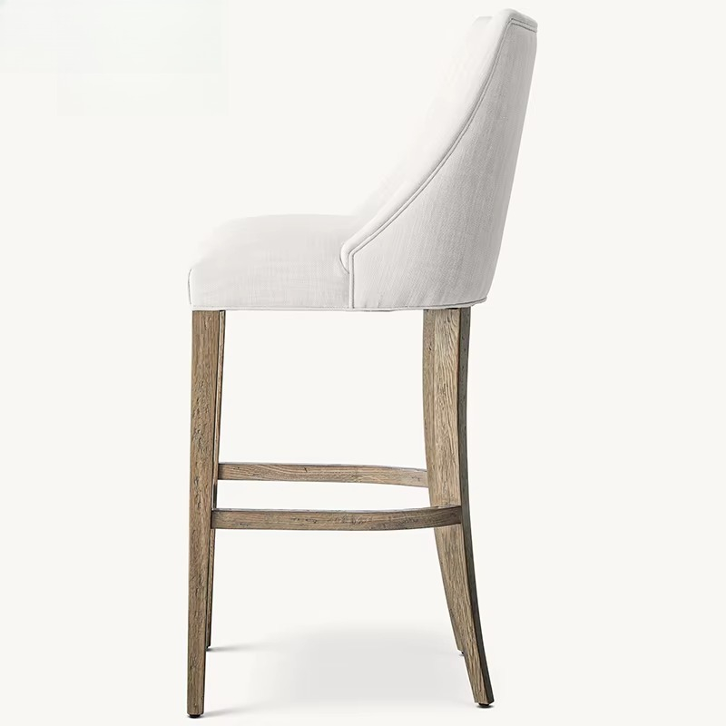 Light luxury solid wood bar ch - Home Bar Stools avis et prix