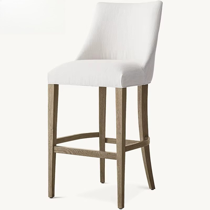 Light luxury solid wood bar ch - Home Bar Stools avis et prix