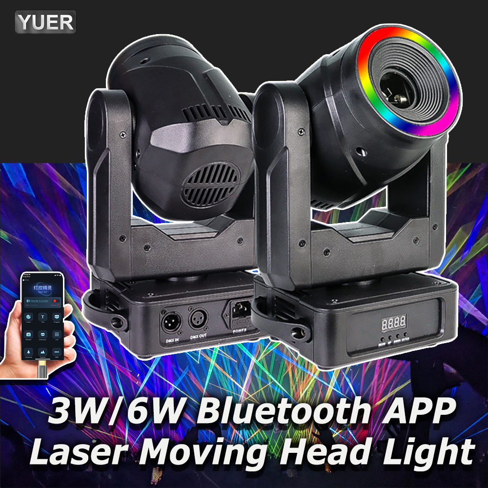 3W 6W RGB Laser Moving Head Li - Home Bar Android avis et prix