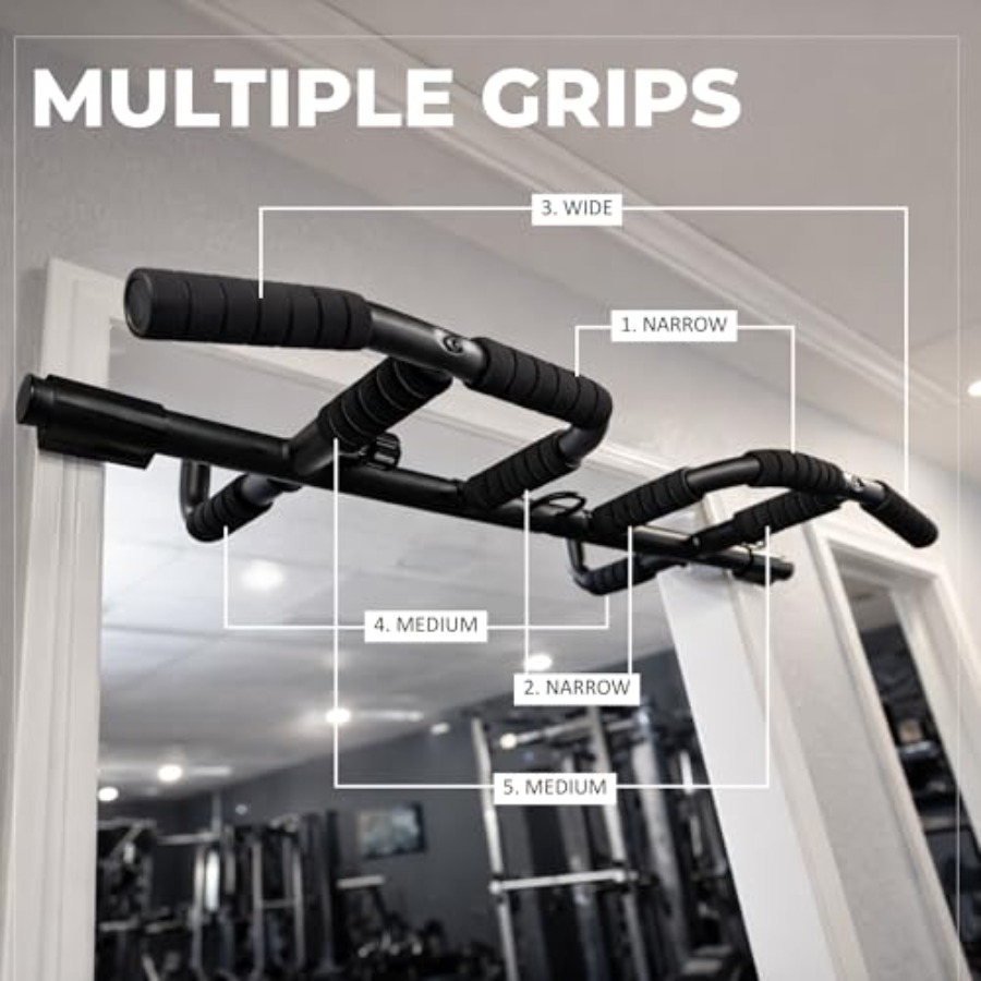 Doorway Pull Up Bar Set with S - Home Bar Setup avis et prix