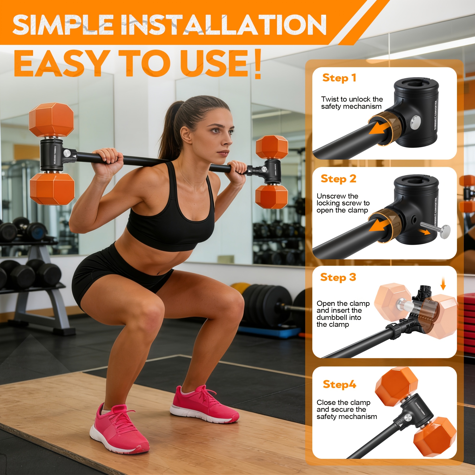 Dumbbell Converter - Converts  - Home Bar Setup avis et prix
