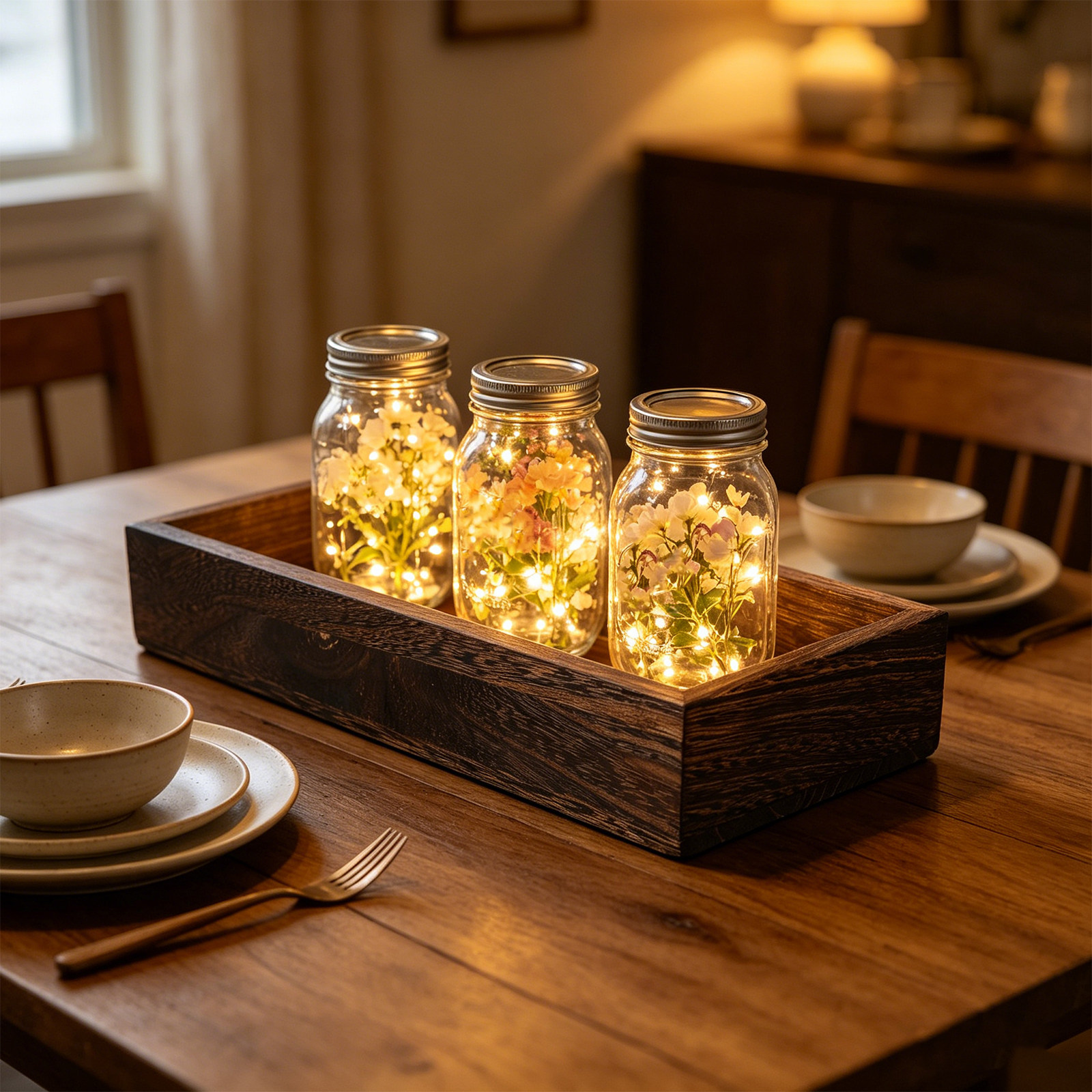 Wooden Tray for Candle Holder  - Home Bar And Counter avis et prix