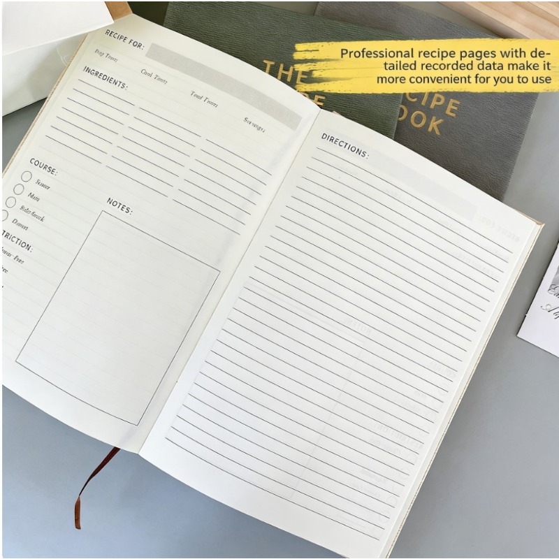 A5 Hardcover Recipe Book - Cus - Cocktail Recipe Book avis et prix