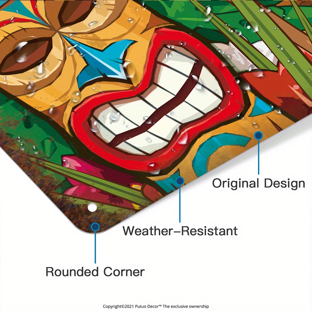 Custom  Decor Tiki Bar Sign, P - Home Bar Signs avis et prix