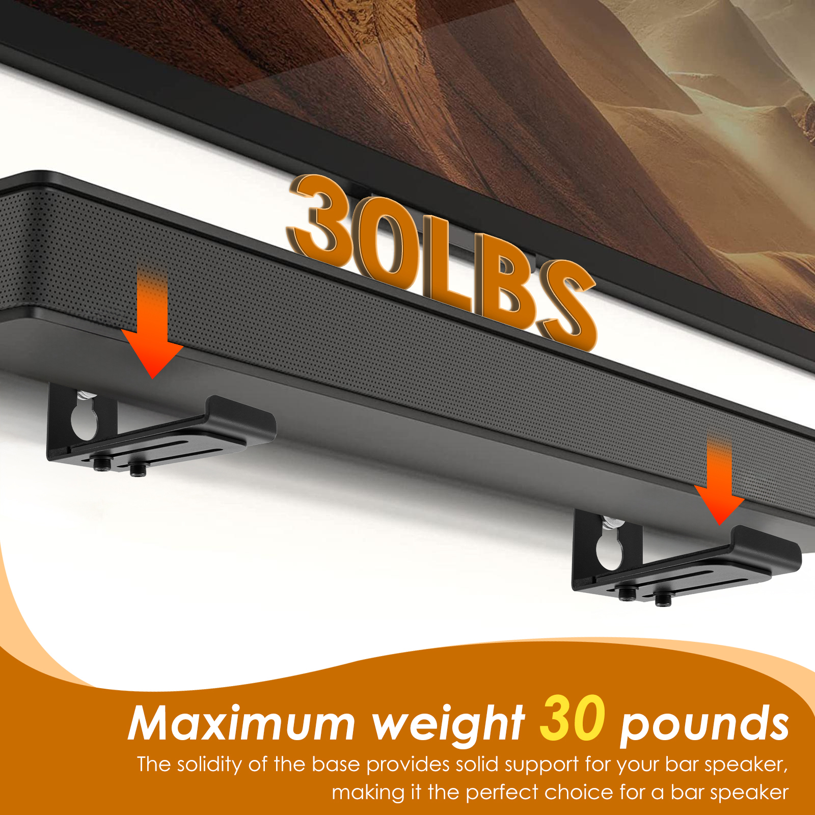 2Pcs Soundbar Speaker Stands W - Home Bar Setup avis et prix