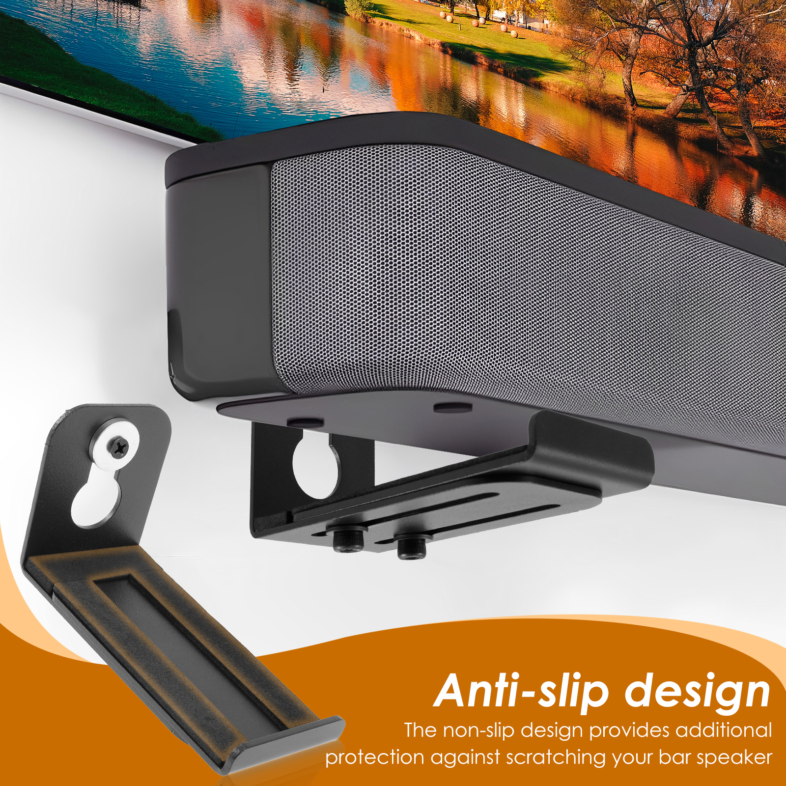 2Pcs Soundbar Speaker Stands W - Home Bar Setup avis et prix