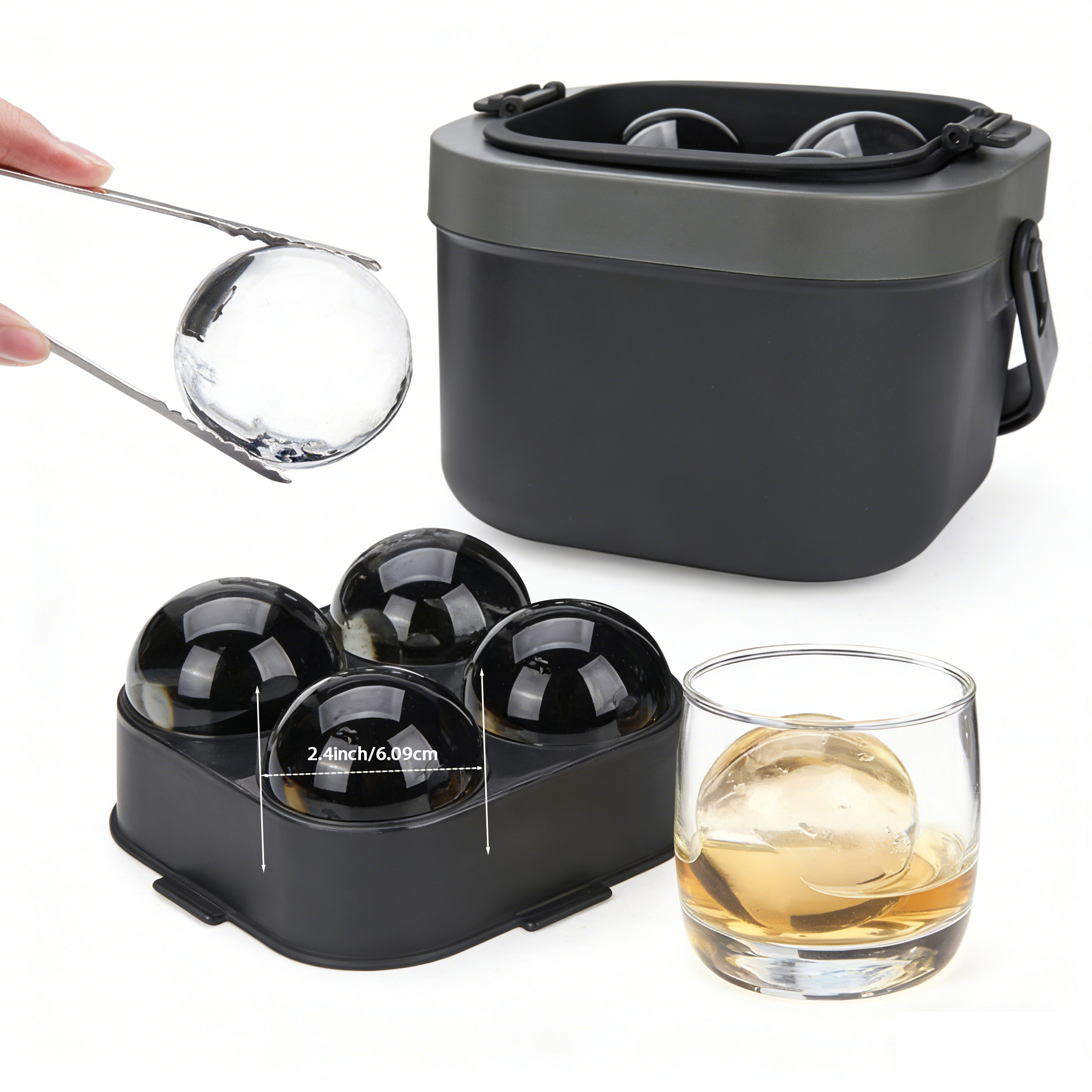 Crystal Clear Ice Ball Maker,  - Ice Mold Sphere avis et prix