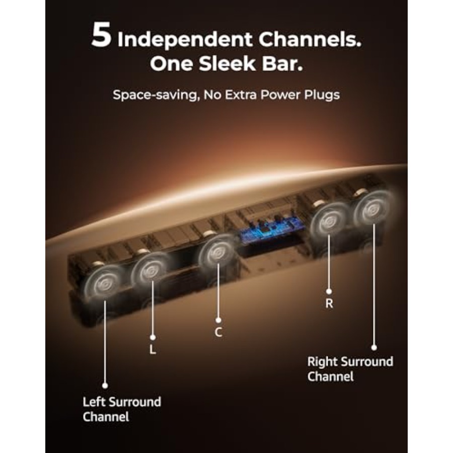 5.1CH Surround Sound Bar with  - Home Bar And Theater avis et prix