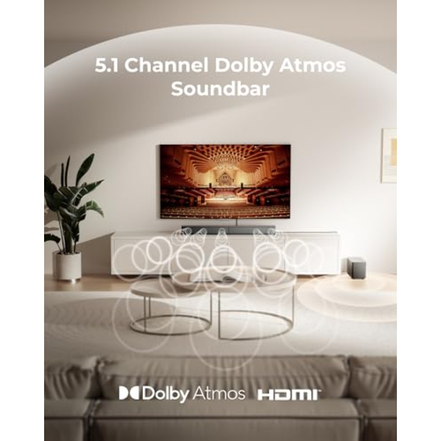 5.1CH Surround Sound Bar with  - Home Bar And Theater avis et prix