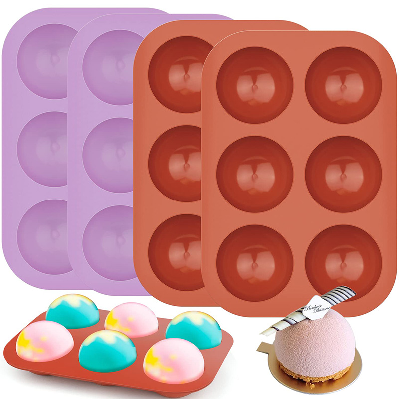 6 Cavities Semicircle Silicone - Ice Mold Sphere avis et prix