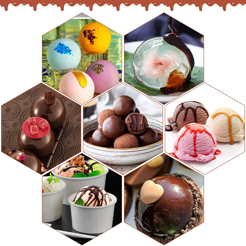 6 Cavities Semicircle Silicone - Ice Mold Sphere avis et prix