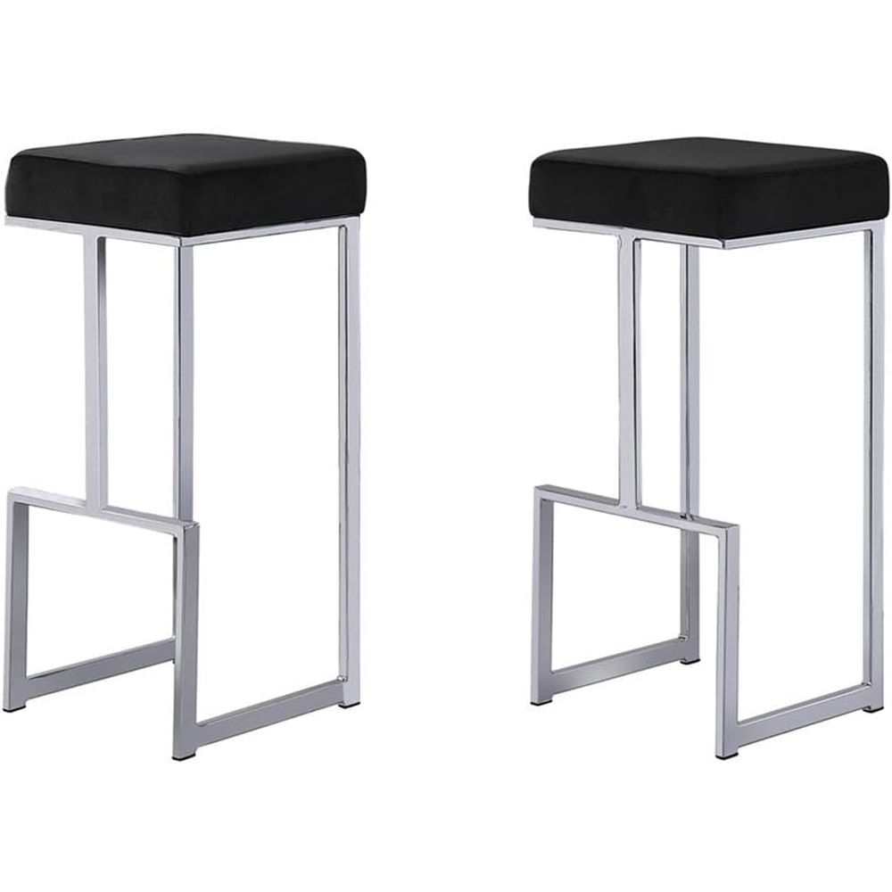Modern Velvet-Upholstered Bar  - Home Bar Stools avis et prix