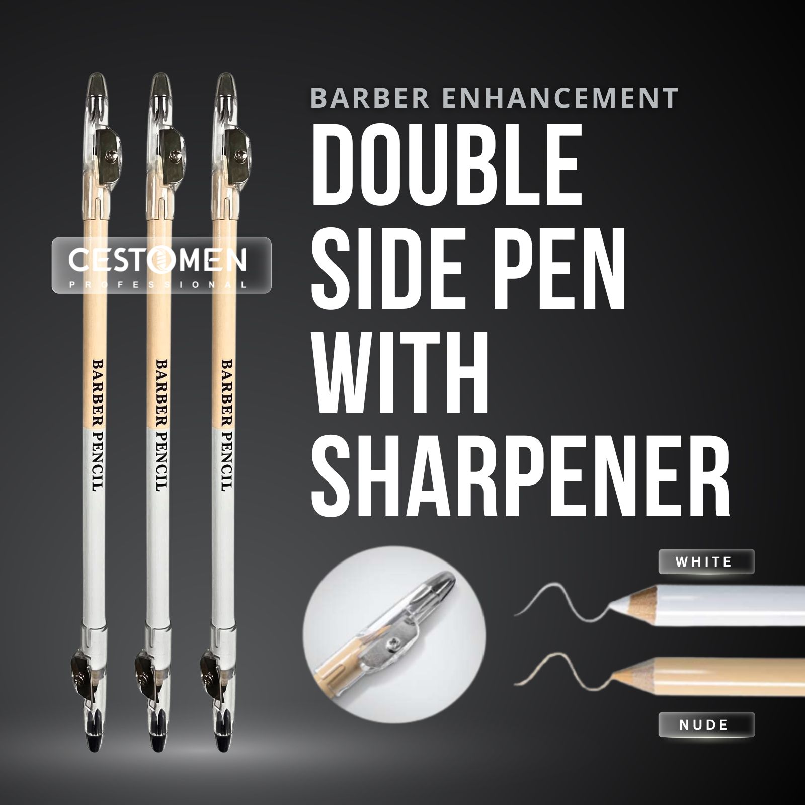 3Pcs Double-sided Barber Beard - Home Barber avis et prix