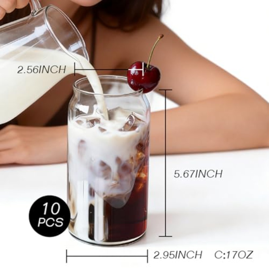 Drinking Glasses Set of 10, 17 - Highball Glass Set avis et prix