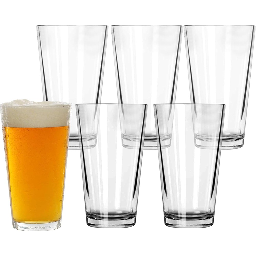 16 oz Pint Glasses 6 Pcs Set D - Highball Glass Set avis et prix
