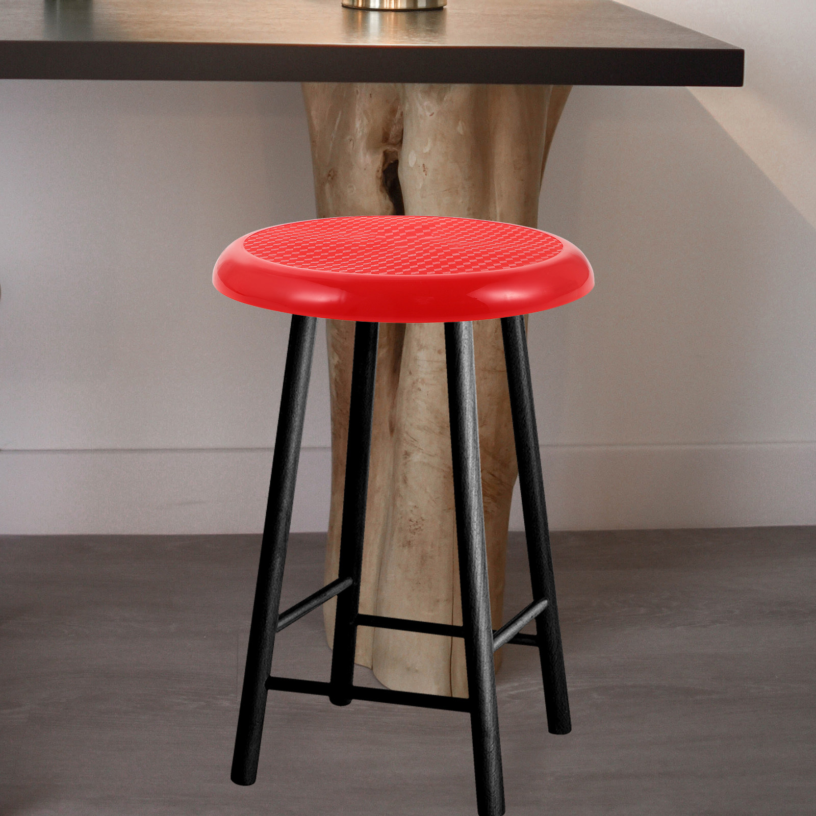 Plastic Round Stool Seat Repla - Home Bar Stools avis et prix