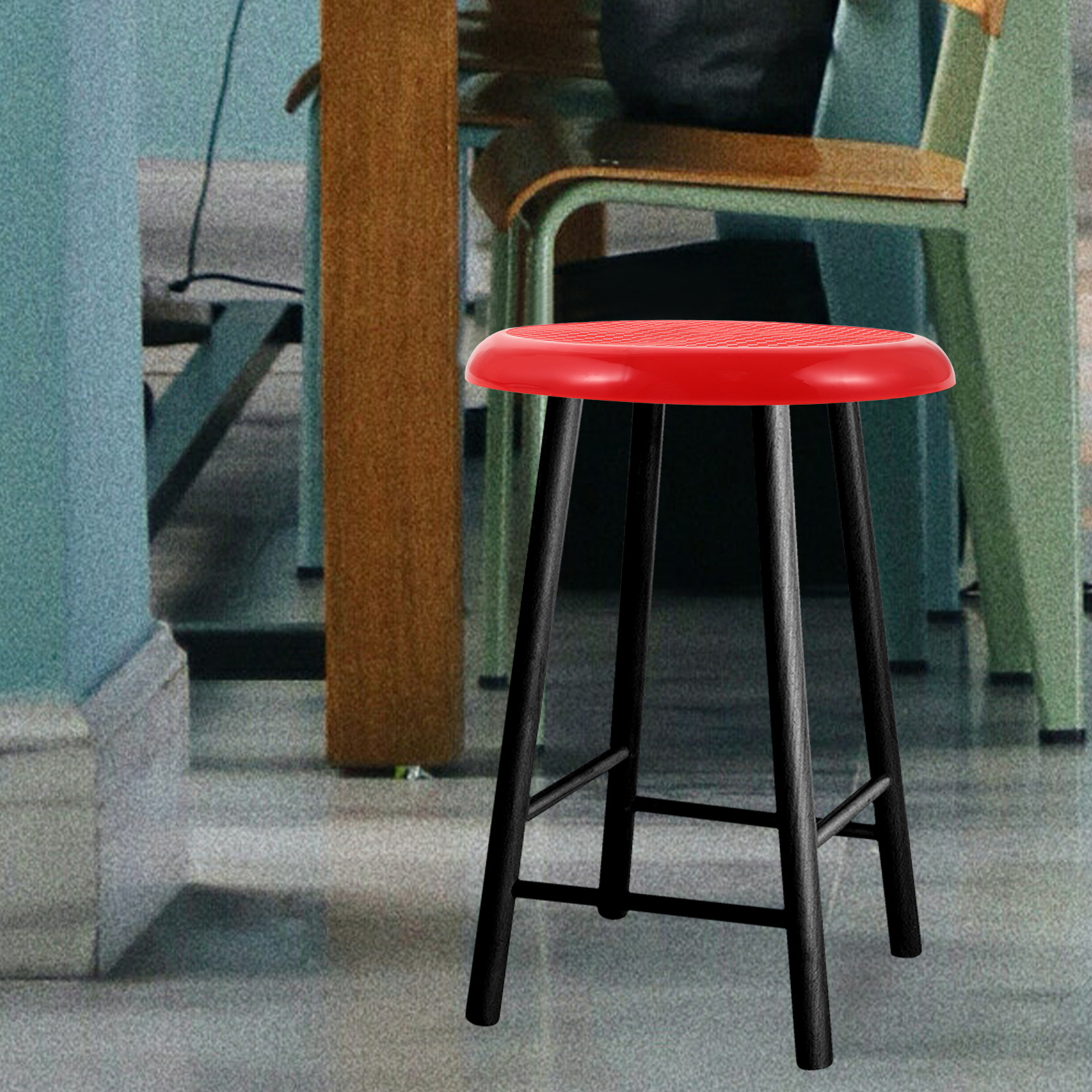Plastic Round Stool Seat Repla - Home Bar Stools avis et prix