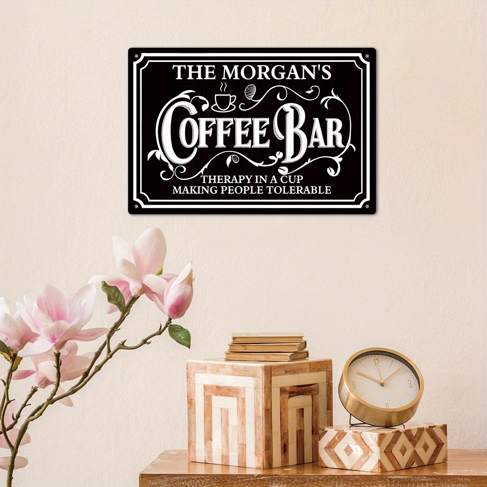1pc Personalized The Morgan's  - Home Bar Signs avis et prix
