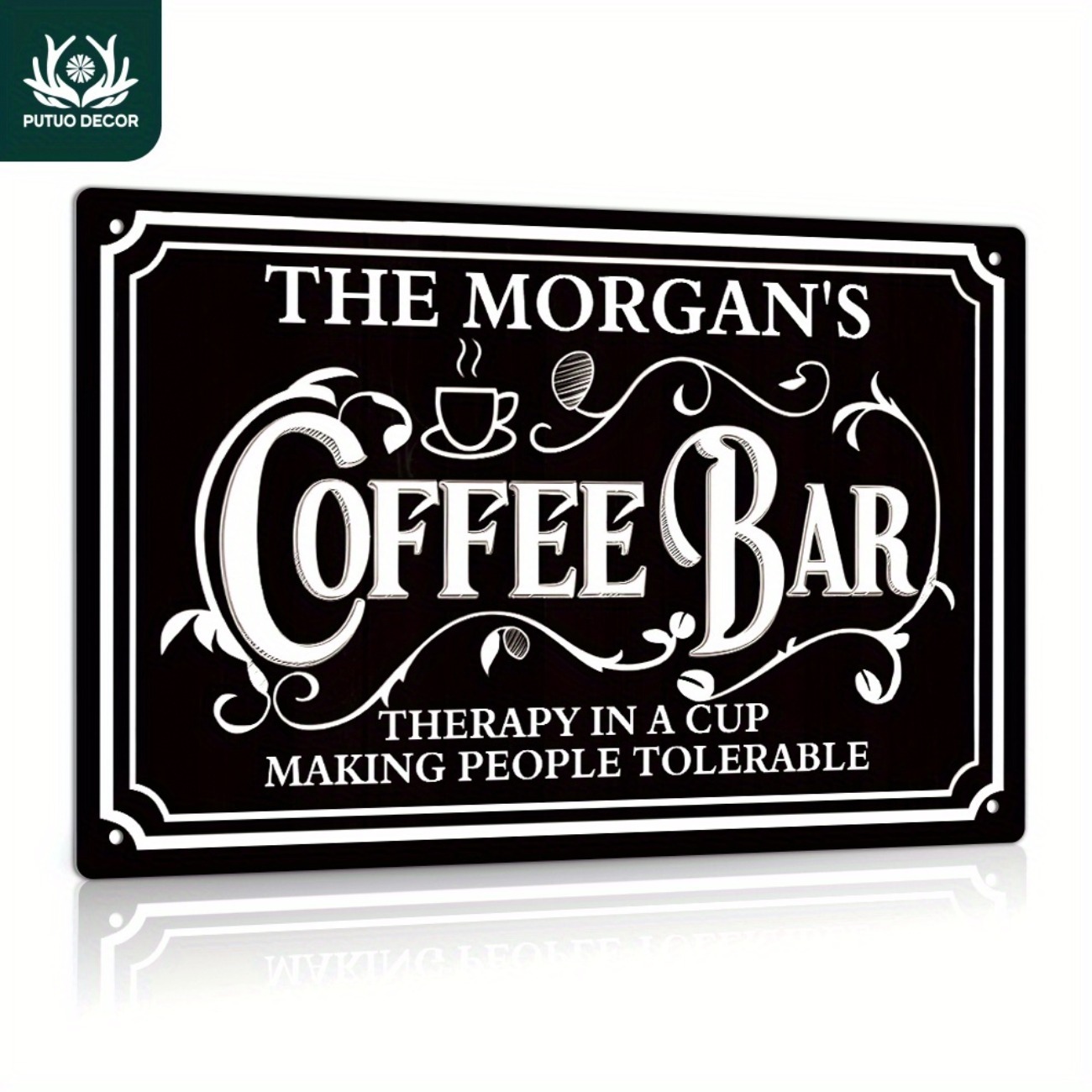 1pc Personalized The Morgan's  - Home Bar Signs avis et prix