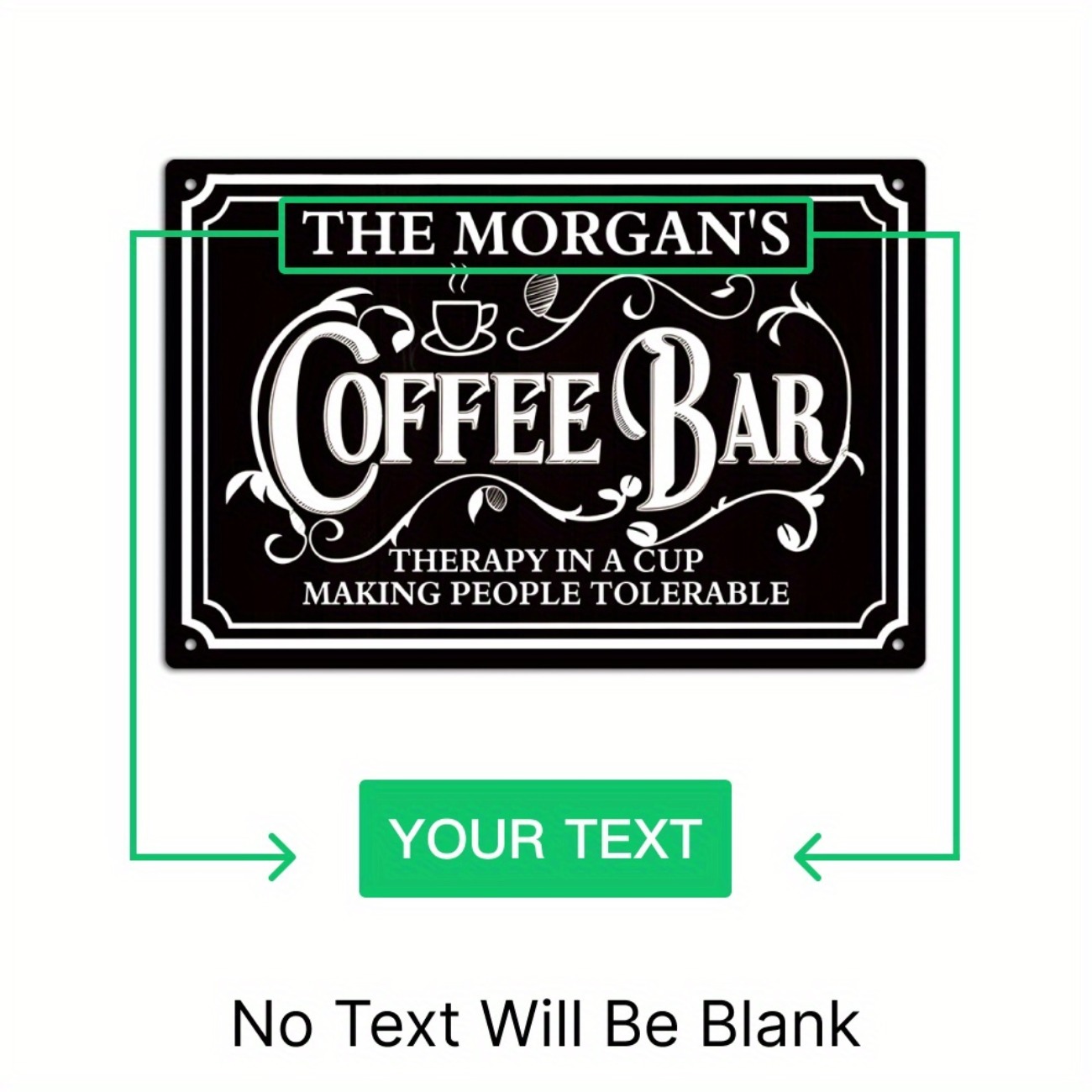 1pc Personalized The Morgan's  - Home Bar Signs avis et prix
