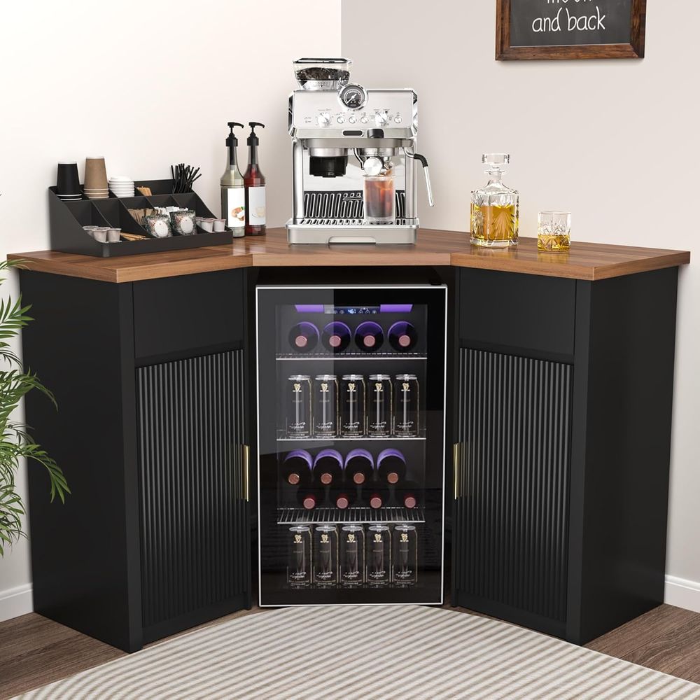 Ridged Space Bar Cabinet, Stor - Home Bar Setup avis et prix