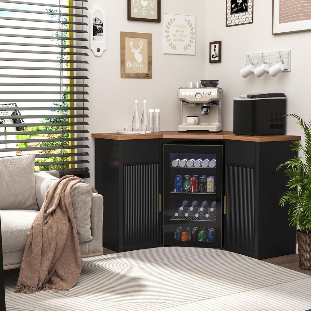Ridged Space Bar Cabinet, Stor - Home Bar Setup avis et prix