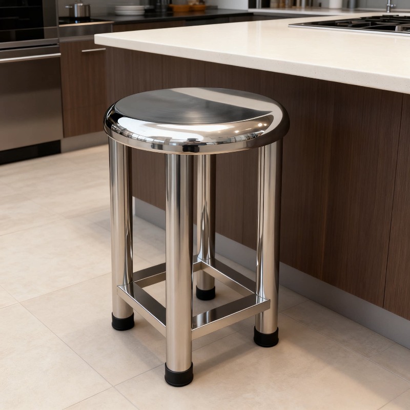 304 Stainless Steel Round Stoo - Home Bar Stools avis et prix