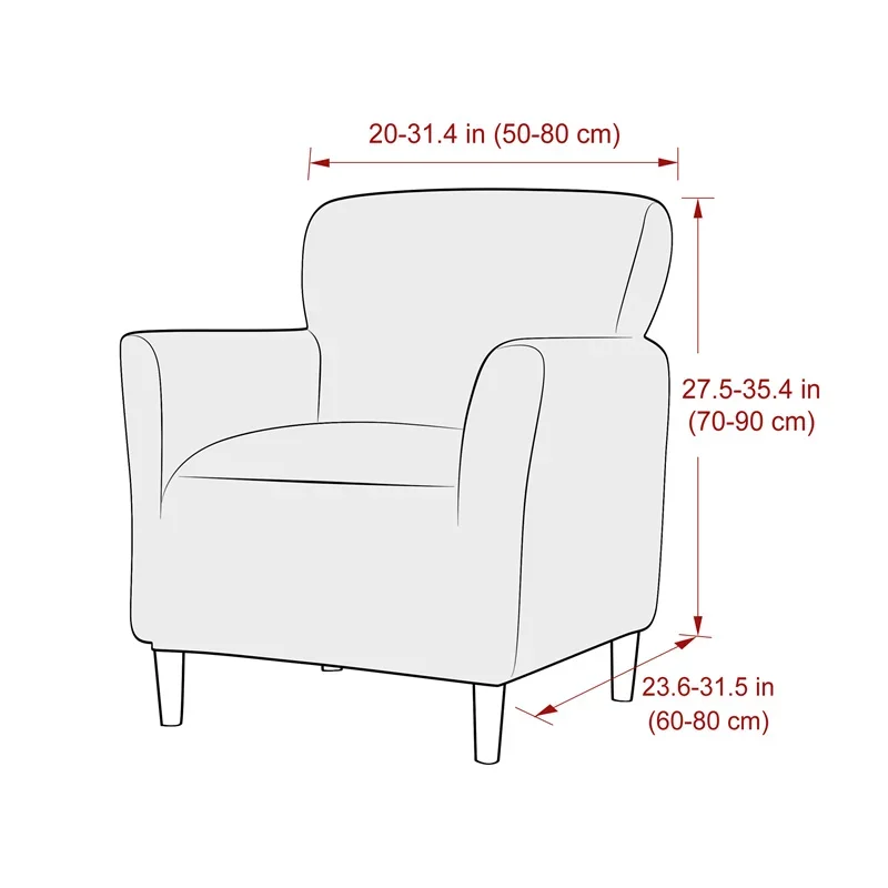 1PC Water Repellent Tub Sofa C - Home Bar Lounge avis et prix