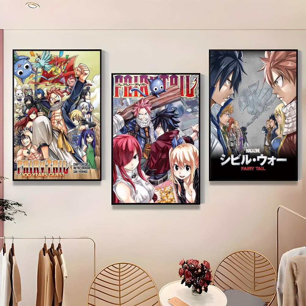 Shonen Fairy Tail Poster Paper - Home Bar And Theater avis et prix