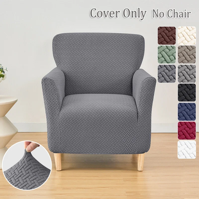 1PC Jacquard Tub Armchairs Cha - Home Bar Lounge avis et prix