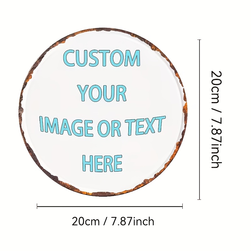 Custom Round Metal Tin Sign, P - Home Bar Signs avis et prix